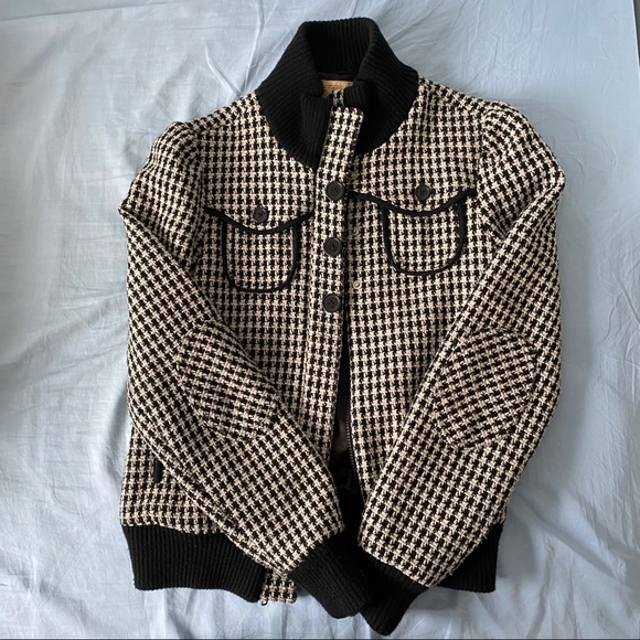 Billabong Checkered Wool Bomber Jacket - Picture 3 of 8